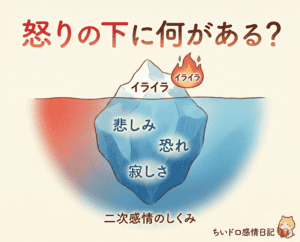 怒りの下に隠れた本当の感情を理解しよう.